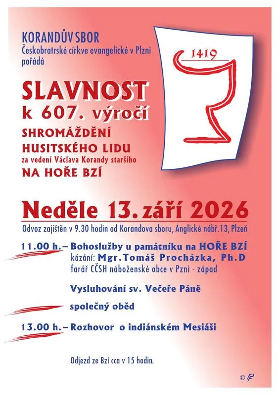 pozvánka slavnost Bzí 2026 výročí