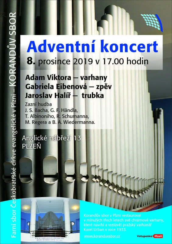 Korandův sbor — Adventní koncert (8. prosince 2019)