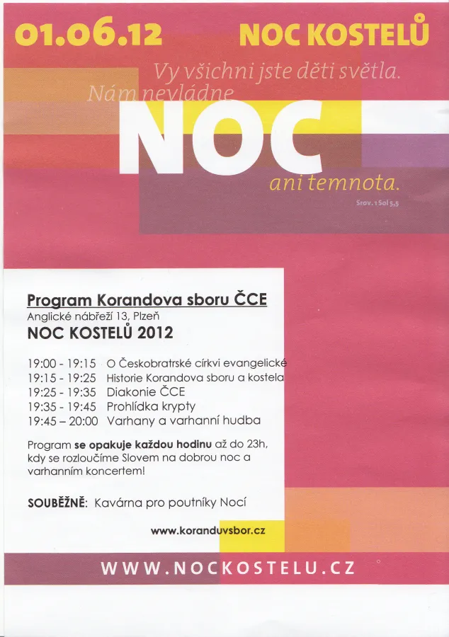 ČCE Plzeň — Korandův sbor (č. 589)