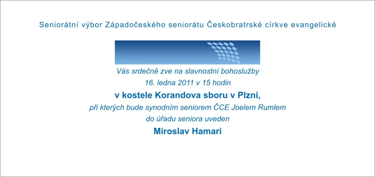 Korandův sbor v Plzni — pozvanky-Koranduv sbor