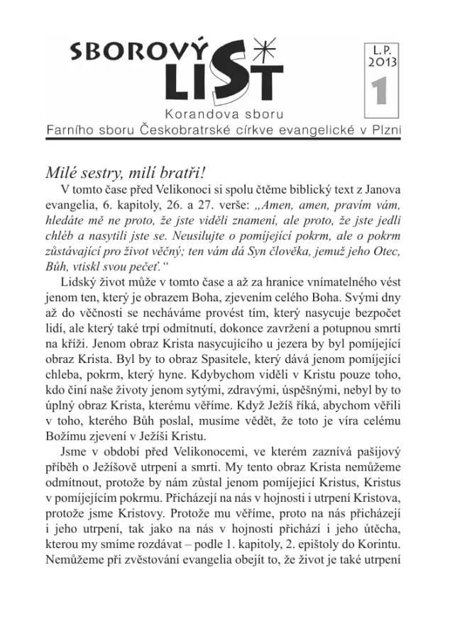 Náhled první strany — sborovy_list-1-2013