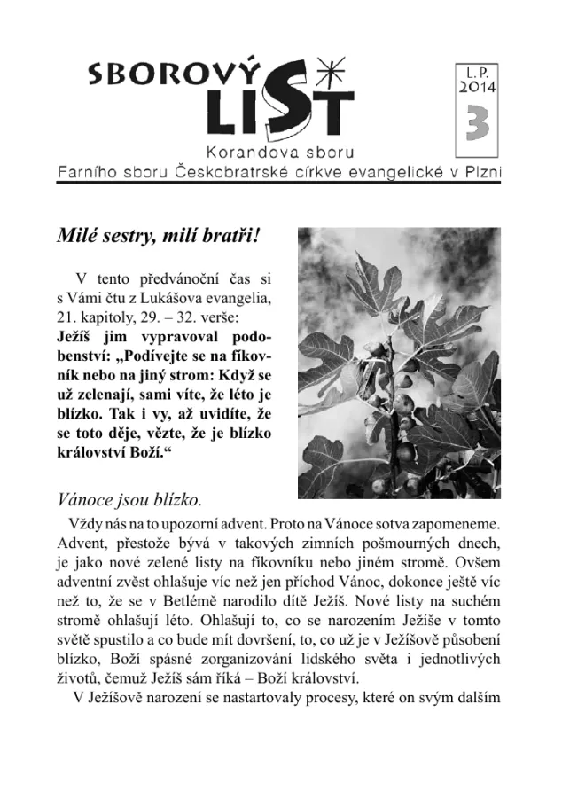 Náhled první strany — sborowyy_list-2014-3