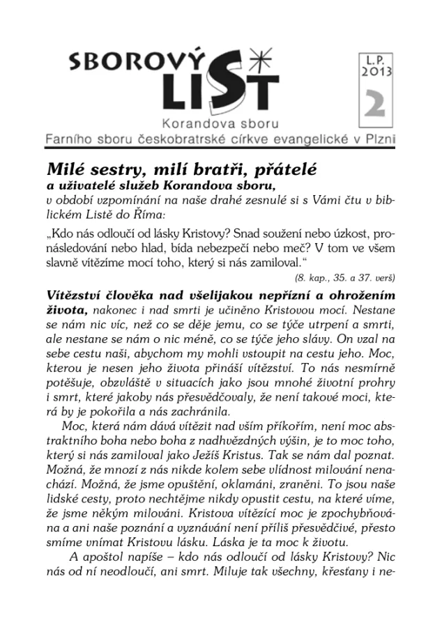 Náhled první strany — sborovy_list2-2013