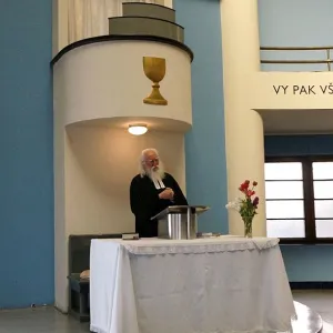 Korandův sbor — Návštěva br. f. Samuele Jana Hejzlara (4. května 2014) (foto č. 3)