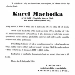 Korandův sbor — Rok 1954 (foto č. 1)