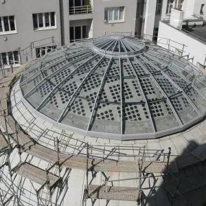 Oprava střechy kostela — fotografie 14 z 32