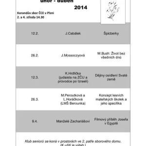 Korandův sbor — Programy Klubu seniorů (foto č. 10)