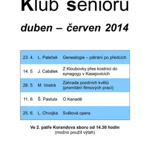 Korandův sbor — Programy Klubu seniorů (foto č. 11)