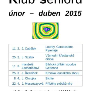 Korandův sbor — Programy Klubu seniorů (foto č. 13)
