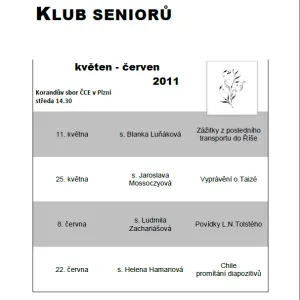 Korandův sbor — Programy Klubu seniorů (foto č. 2)
