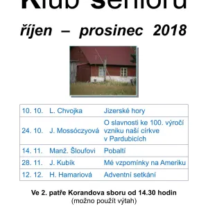 Korandův sbor — Programy Klubu seniorů (foto č. 23)