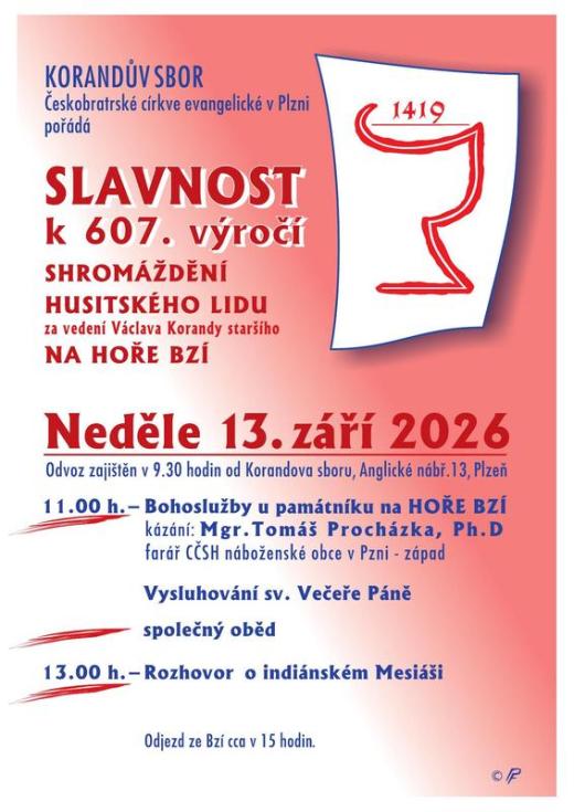 Náhled plakátku – Slavnost na Bzí 2026