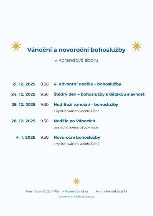 Náhled první strany — 2025-12-15 Vánoční plakát