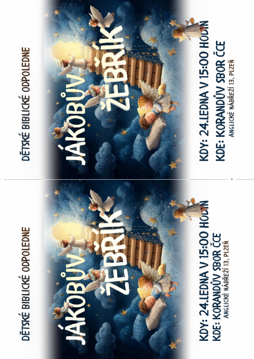 Náhled první strany — 2026-01-24 15_00 Dětské biblické odpoledne – Jákobův žebřík_A5