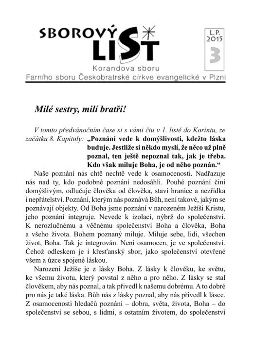 Náhled první strany — sborowyy_list_2015-3