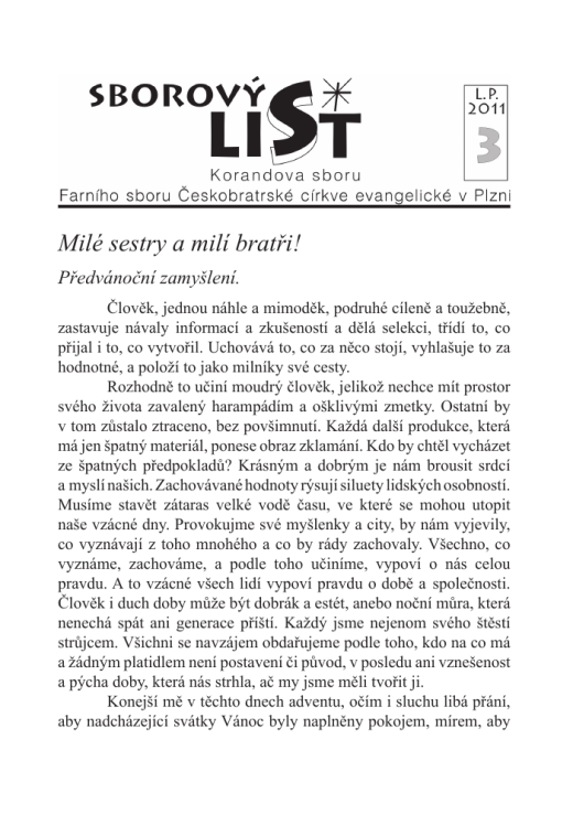 Náhled první strany — sborovy_list-3-2011